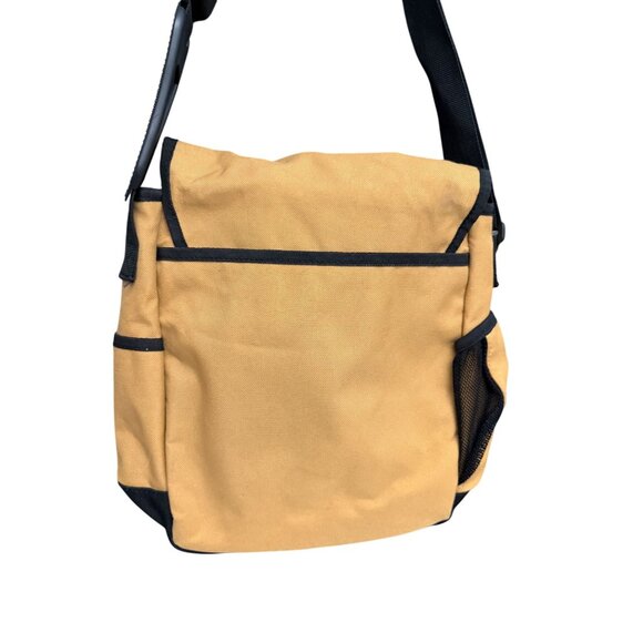 Vintage Timberland Crossbody Messenger Bag Outdoor Utility Camping Brown Black - Picture 2 of 8